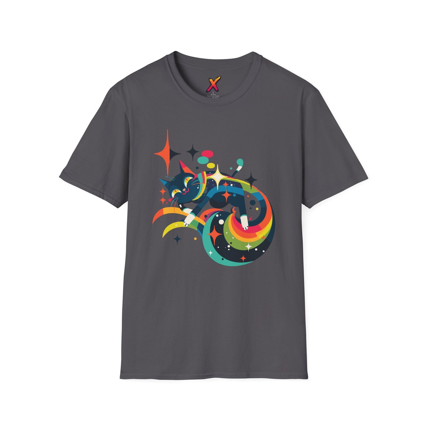 Rainbow Space Cat T-Shirt