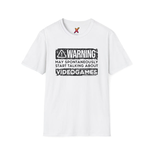 Warning May Talk About Videogames T-Shirt