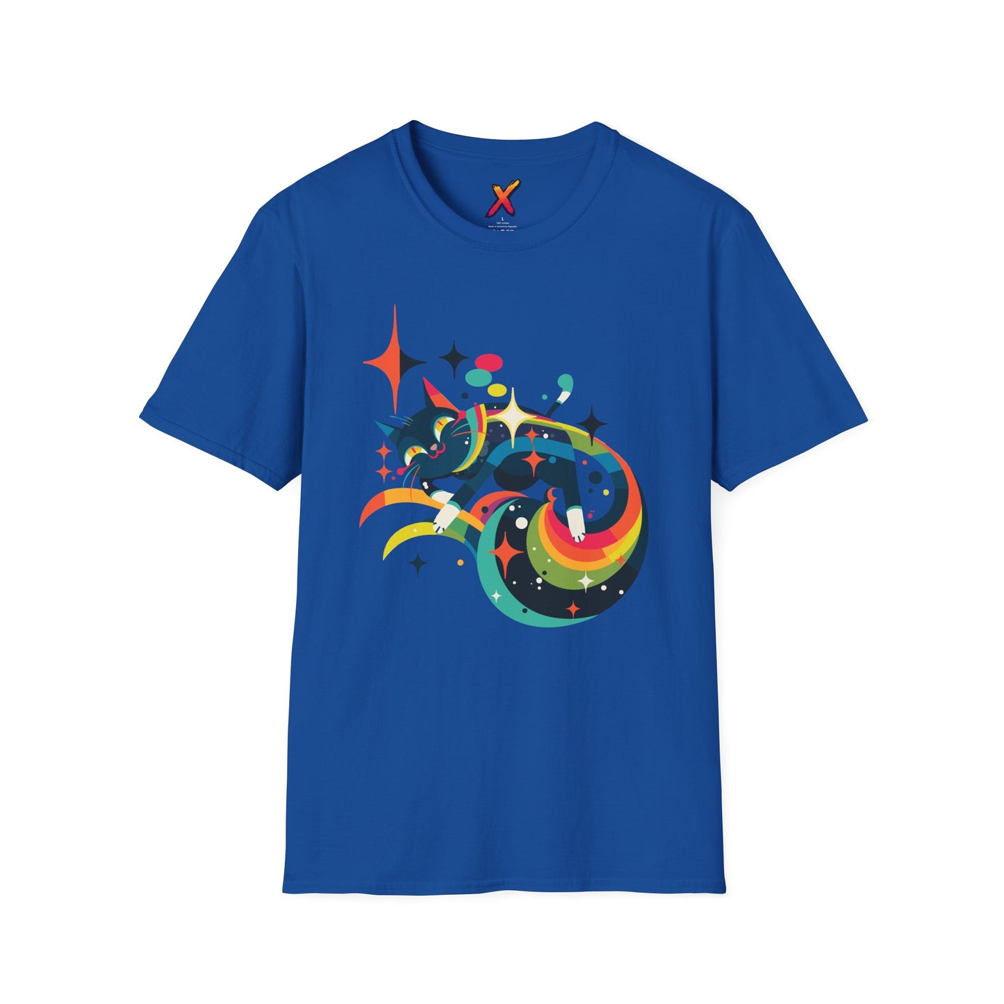 Rainbow Space Cat T-Shirt